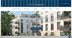 Desktop Screenshot of gamma-immobilien.de